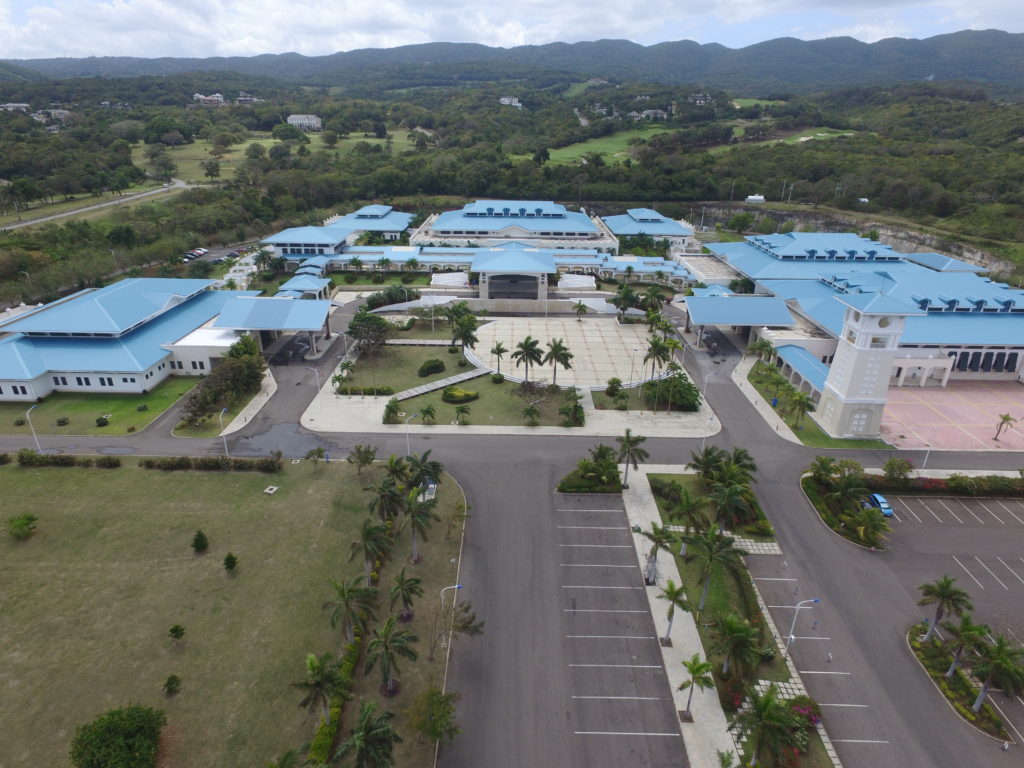 Aerial view of the Montego Bay Convention Centre