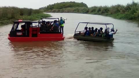 Irie Safari Swamp Buggy on water